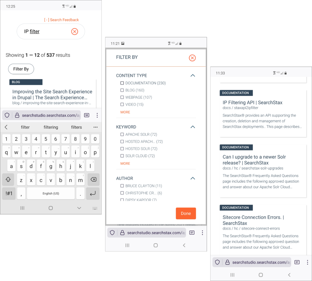 Site Search UI App is a Vue based toolkit for creating your custom website search page.